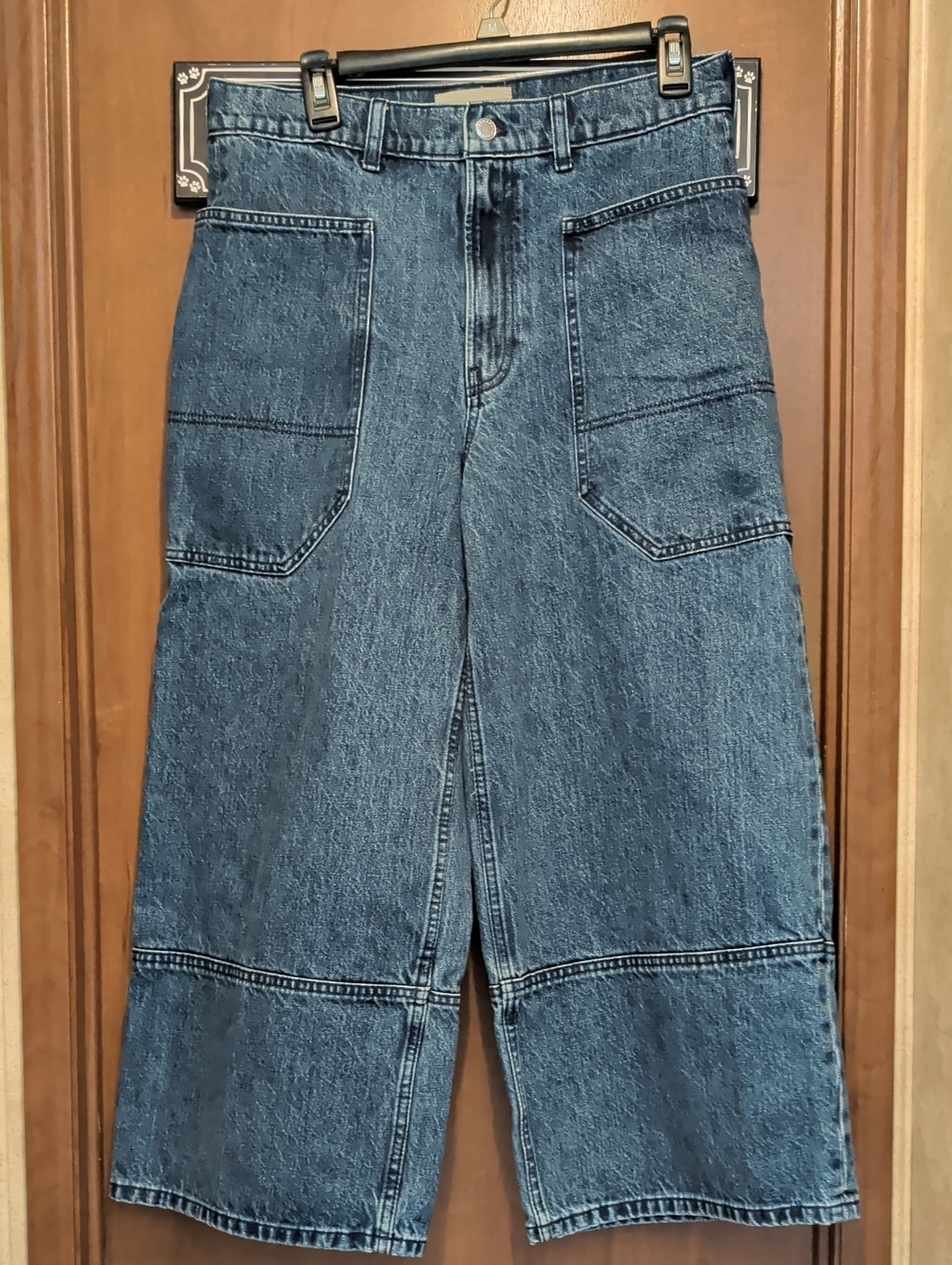 Everlane Dark Blue Wide Leg Jeans